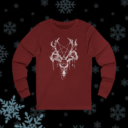 Deer Skull Long Sleeve Tee