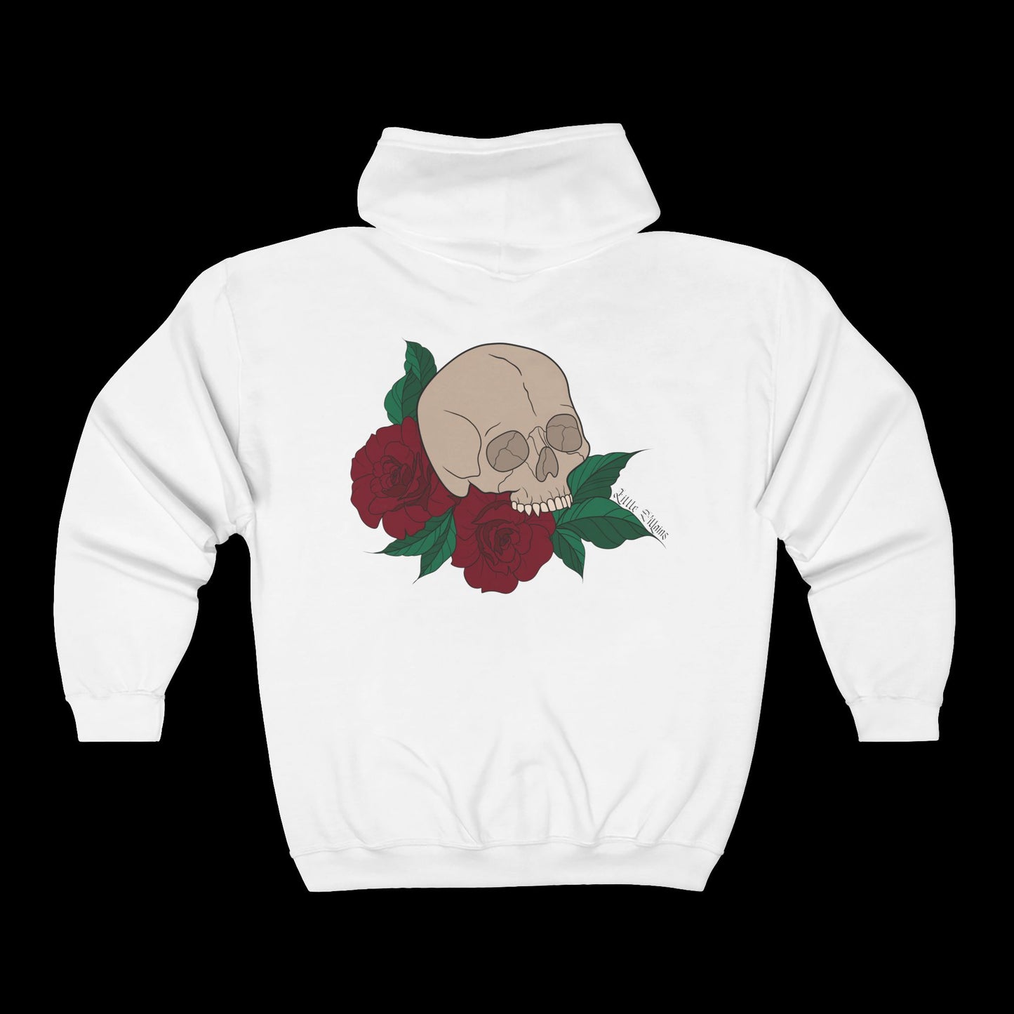Skulls ‘n Roses Unisex Full Zip Hoodie