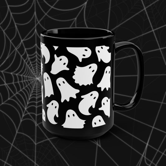 Ghosts Black Mug (15 oz)