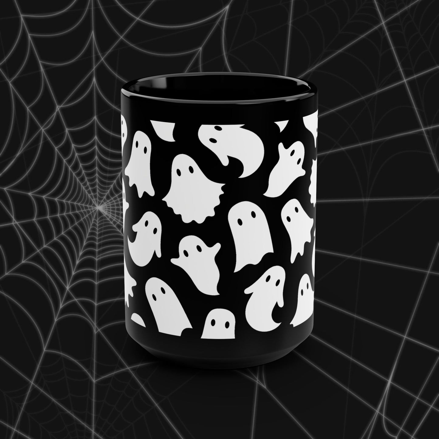 Ghosts Black Mug (15 oz)