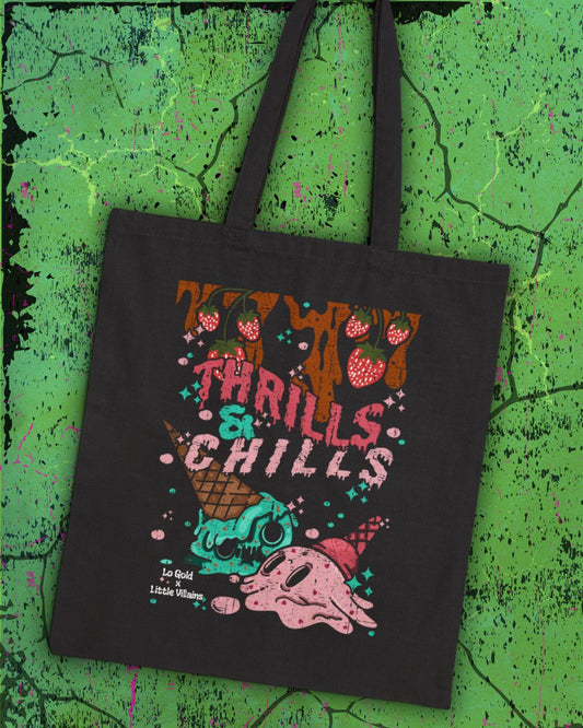 THRILLS & CHILLS TOTE (STEALING SCARLET)