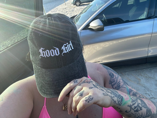 Good Girl Vintage Cap (Embroidery)