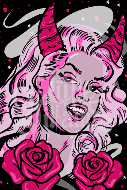 STEALING SCARLET ART (LO GOLD) (2 PRINTS)